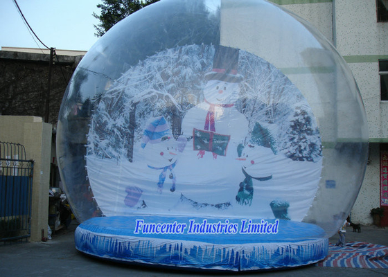 Schnee-Kugel-aufblasbare Weihnachtsdekoration, Explosions-Schnee-Kugel-eleganter Entwurf