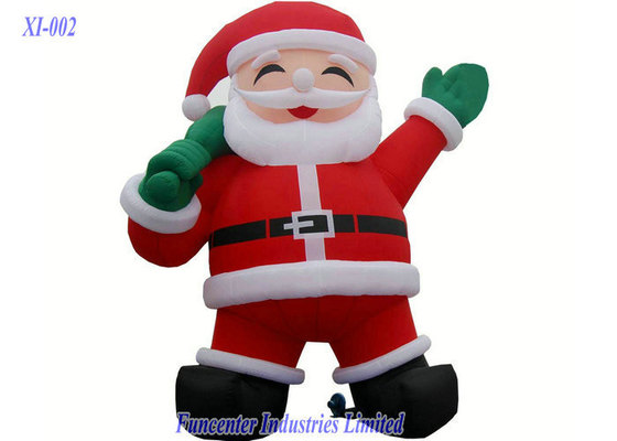 PVC überzogener aufblasbarer Weihnachtsmann, aufblasbare Weihnachtsdekorationen feuerfest