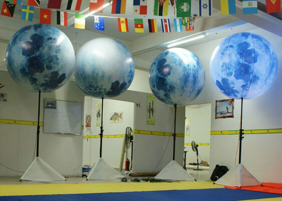 Große aufblasbare helle Ballon-Heißluft-geschweißte Technologie mit Säulen-Stand
