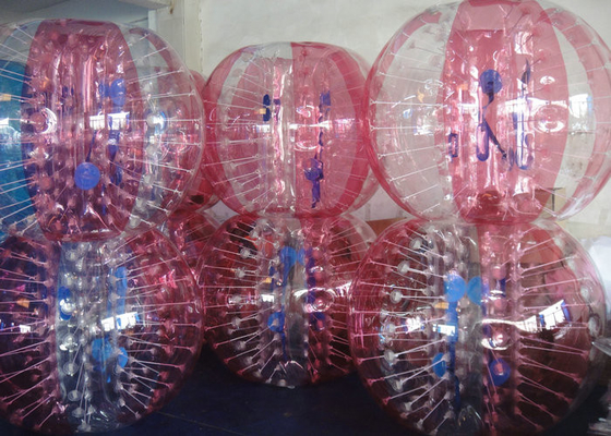 Bunter aufblasbarer Blasen-Ball Zorbing-Fußball-Stoßball für Spiel im Freien