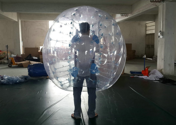 Fußballspiel-aufblasbarer menschlicher Ball, Stoßblasen-Ball-bleifreie Materialien