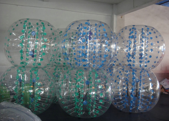 Aufregende aufblasbare Blasen-Ball 0.8mm PVC-Hitze-Schweißens-Kunstfertigkeit im Freien