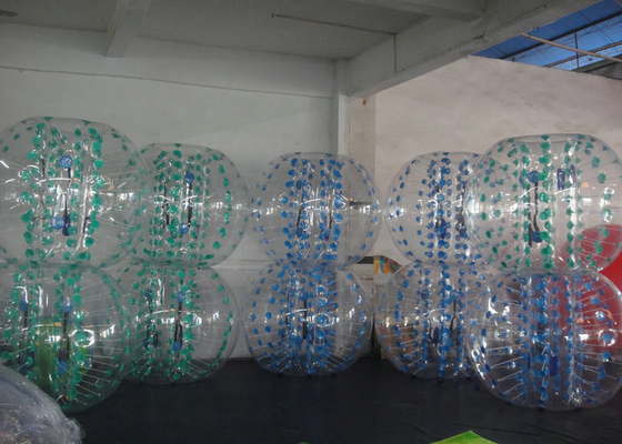 Aufregende aufblasbare Blasen-Ball 0.8mm PVC-Hitze-Schweißens-Kunstfertigkeit im Freien