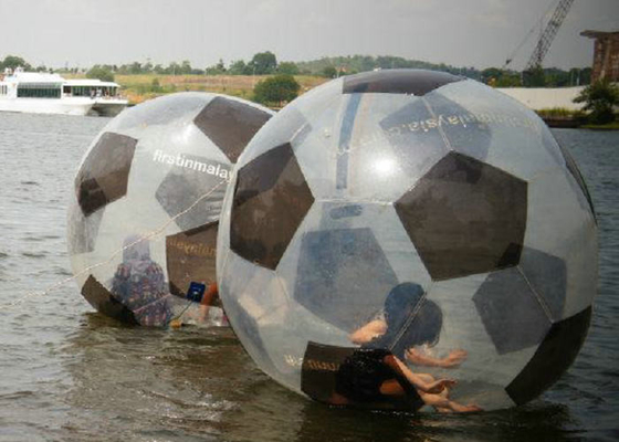 Fußball-Muster-Wasser-Hamster-Ball, Leck-Beweis-menschlicher Hamster-Ball für Wasser