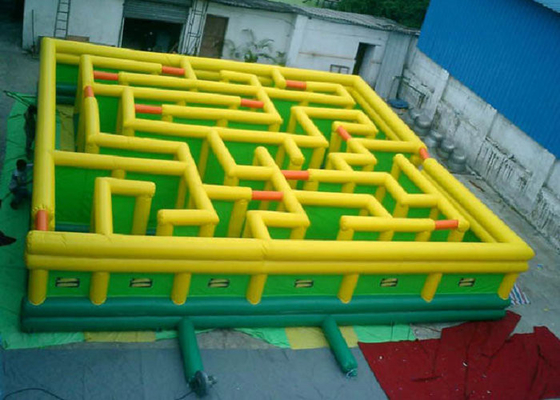 Wechselwirkendes aufblasbares Labyrinth nach Maß, Schlag-Haus-Labyrinth-vierfaches Nähen