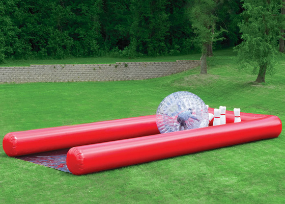 Ausgezeichnete Flexibilitäts-macht aufblasbares Sport-Spielwaren-langlebiges Gut aufblasbares Bowlingspiel-Spiel Reißverschluss zu