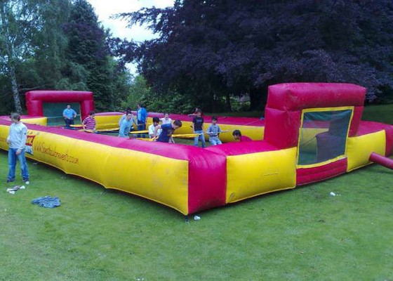 Bleifreier aufblasbarer Fußballplatz Eco freundliches Plato PVC-Plane Soem/ODM angenommen