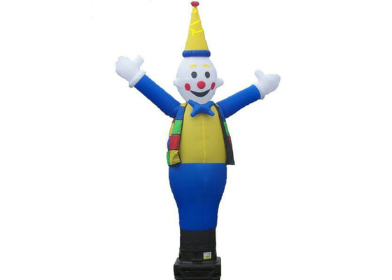 4 - 6m Höhen-aufblasbares Werbeschild-Augen-anziehender Clown-Luft-Tänzer