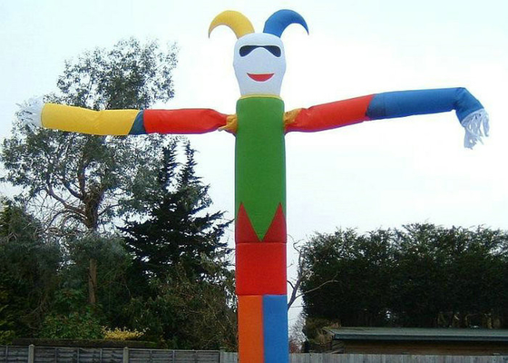4 - 6m Höhen-aufblasbares Werbeschild-Augen-anziehender Clown-Luft-Tänzer