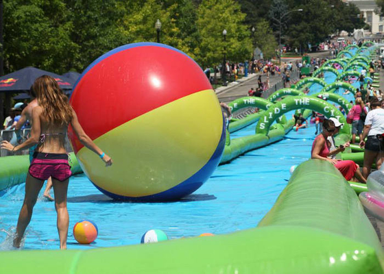50m Längen-aufblasbarer Beleg und Dia Environmently freundlich für Spielen das im Freien