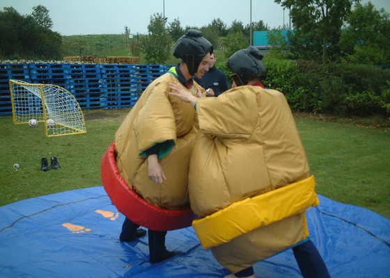 Aufgefüllter Sumo-Ringkampf entspricht leichtem Plato PVC mit Schutzhelm