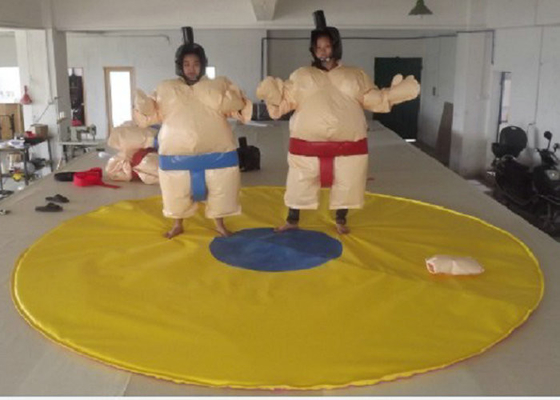 Wechselwirkende aufblasbare Sumo-Klagen-im Freien hoher Haltbarkeit PVC-Planen-Riss-Beweis