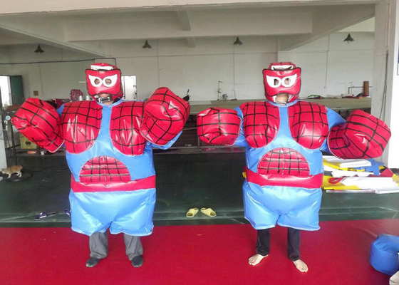 Augen-anziehendes Sumo-Ringkämpfer-Halloween-Kostüm, Spiderman-aufblasbares Sumo-Kostüm