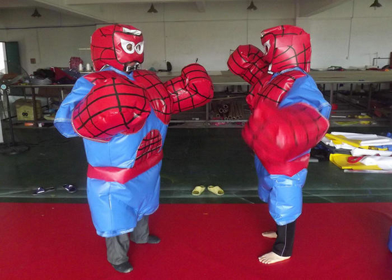 Augen-anziehendes Sumo-Ringkämpfer-Halloween-Kostüm, Spiderman-aufblasbares Sumo-Kostüm
