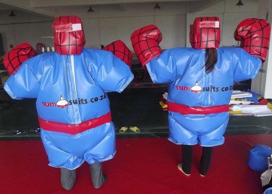 Augen-anziehendes Sumo-Ringkämpfer-Halloween-Kostüm, Spiderman-aufblasbares Sumo-Kostüm