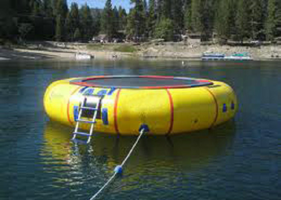 Kundenspezifisches Druckaufblasbare Wasser-Trampoline Eco freundlich für Wasser-Park