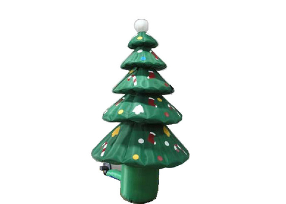 Werbungs-Förderungs-aufblasbare Weihnachtsbaum PVCüberzogene Nylonmaterialien