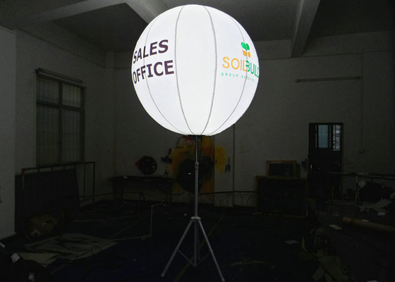 Weiße Farbe leuchten Ballonen, aufblasbarem Durchmesser der Beleuchtungs-Dekorations-1.5m