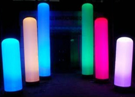 Aufblasbare LED die Lampe der Abend-Litfaßsäule-fertigte Logo gedruckt besonders an
