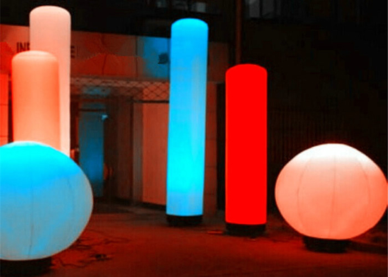Aufblasbare LED die Lampe der Abend-Litfaßsäule-fertigte Logo gedruckt besonders an