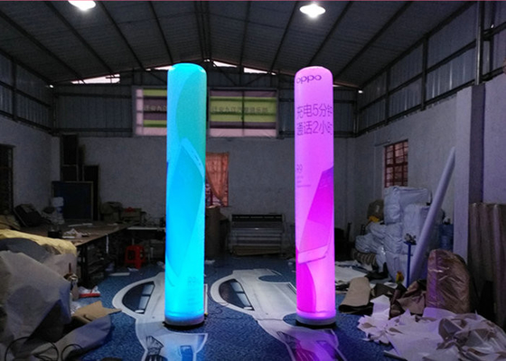 Aufblasbare LED die Lampe der Abend-Litfaßsäule-fertigte Logo gedruckt besonders an