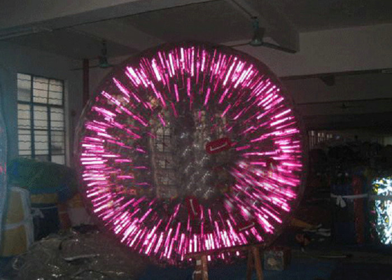 LED beleuchtetes aufblasbarer Hamster-Ball-wasserdichtes Unterhaltungs-Sport-Spiel im Freien