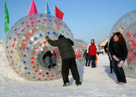 2.2m 3.0m aufblasbare Spielwaren-im Freien feuerverzögernder großer Hamster-Ball Durchmessers