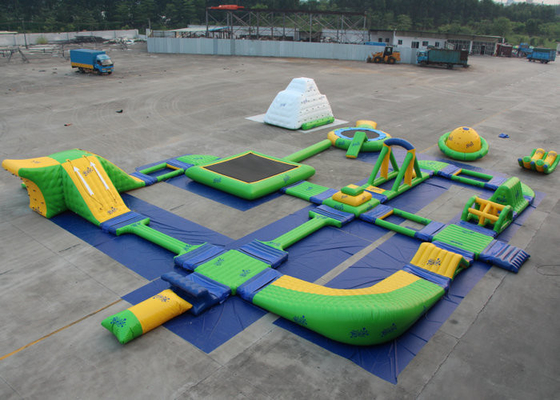 Wasser-Beweis-Explosions-Wasser-Park, aufblasbarer Wasserrutsche-Park Environmently freundlich