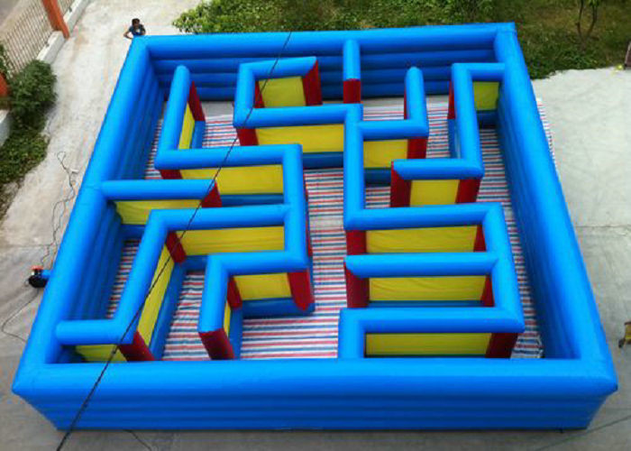 Blaue Farbaufblasbare Sport-Spielwaren hergestellt von hochfester Stärke PVC-Plane