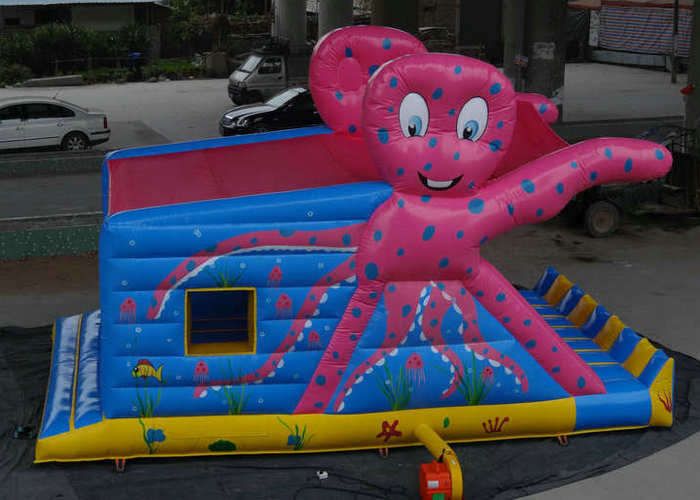 Kraken-Muster-aufblasbares federnd Schloss-buntes Drucken mit Dia