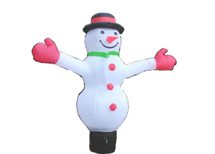 Schneemann-Auftritt-aufblasbare Feiertags-Dekorationen kundengebundene Größe für Förderung